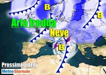 meteo-italia:-furioso-maltempo-ad-inizio-settimana.-piogge-e-super-nevicate