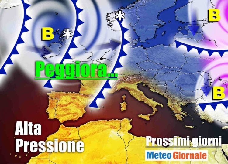 meteo-italia:-anticiclone-nel-weekend,-crisi-inverno.-forti-venti-a-seguire