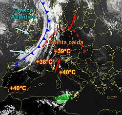 caldo-avvolgente-su-molte-zone-d’europa,-fronte-atlantico-avanza-da-ovest