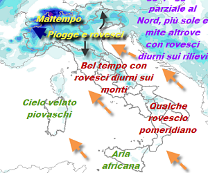 nubi-e-piogge-in-arrivo-al-nordovest,-piu-sole-con-qualche-temporale-diurno-sul-resto-d’italia