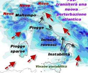 transita-una-nuova-perturbazione,-piove-su-gran-parte-d’italia-e-nevica-sulle-alpi