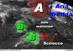 toc-toc!-perturbazione-africana-bussa-alla-porta,-piogge-serali-su-isole.-sole-iniziale-sul-resto-d’italia,-poi-stratificazioni