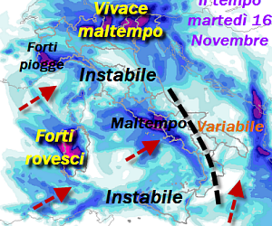 transita-una-prima-perturbazione,-maltempo-e-forti-piogge-tra-nord-italia-e-regioni-tirreniche