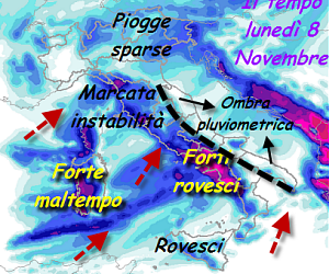 assalto-perturbato-all’italia,-primo-fronte-atlantico-e-forti-piogge-su-regioni-tirreniche