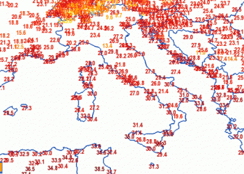 temperature-massime:-top-in-sicilia,-crollo-in-piemonte