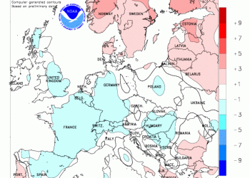 clima-europa:-anomalie-termiche-e-piogge-dell’ultima-settimana