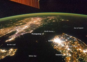 corea-del-nord-appare-come-un-“buco-nero”:-immagine-surreale-dallo-spazio