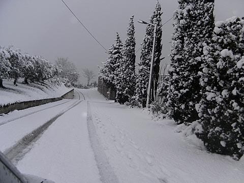 immagine 1 del capitolo 1 del reportage nevicata del 15 16 dicembre tra tortoreto teramo e sulmona