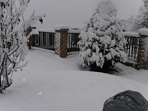 immagine 3 del capitolo 1 del reportage nevicata del 15 16 dicembre tra tortoreto teramo e sulmona