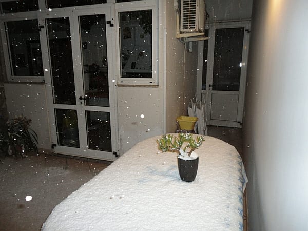 immagine 2 del capitolo 1 del reportage capri magicamente imbiancata la neve del 17 dicembre 2010