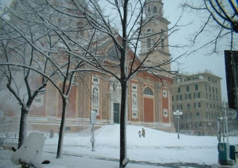 immagine 1 del capitolo 1 del reportage genova e la grande neve il centro citta