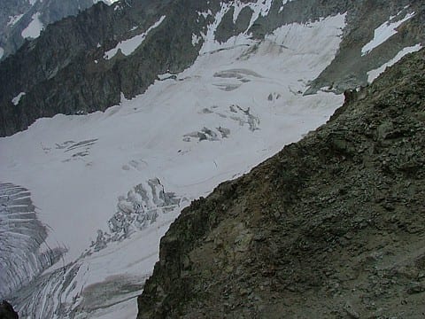 immagine 3 del capitolo 2 del reportage caldo eccezionale escursione sui ghiacciai del monte bianco