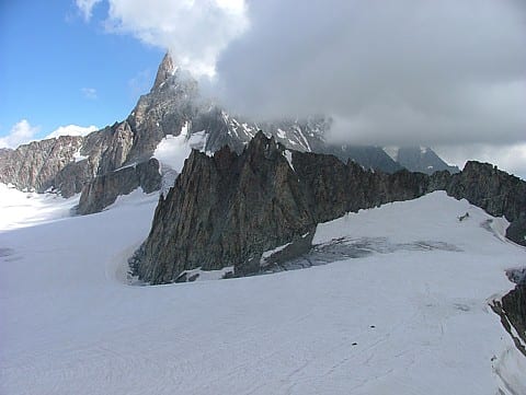 immagine 5 del capitolo 2 del reportage caldo eccezionale escursione sui ghiacciai del monte bianco
