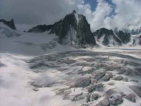 immagine 2 del capitolo 4 del reportage caldo eccezionale escursione sui ghiacciai del monte bianco