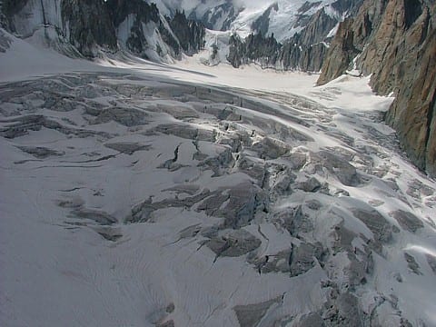immagine 3 del capitolo 4 del reportage caldo eccezionale escursione sui ghiacciai del monte bianco