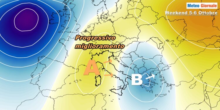 previsioni-meteo-per-il-weekend:-tra-il-maltempo-che-se-ne-va-e-l’alta-pressione-che-arriva